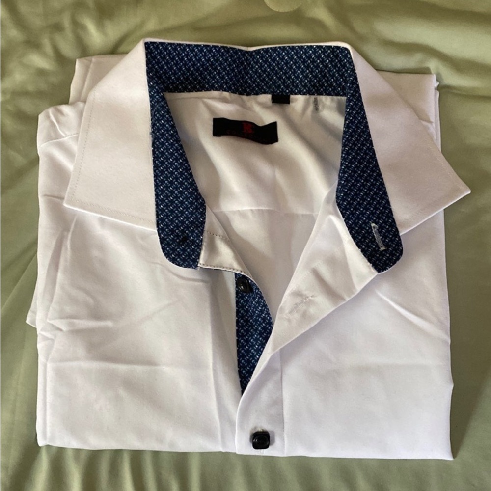BC Collection Short Sleeve Button Down Mens Shirt